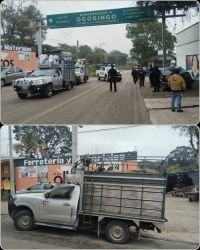 Aseguran veh&iacute;culos por traslado ilegal de ganado en Ocosingo