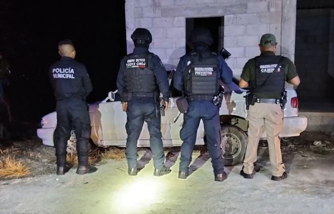 Aseguran vehículo con reporte de robo durante operativo en Chilón