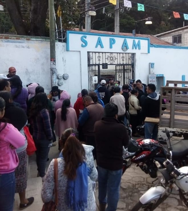 Usuarios se manifiestan por segunda ocasi&oacute;n en el Sapam