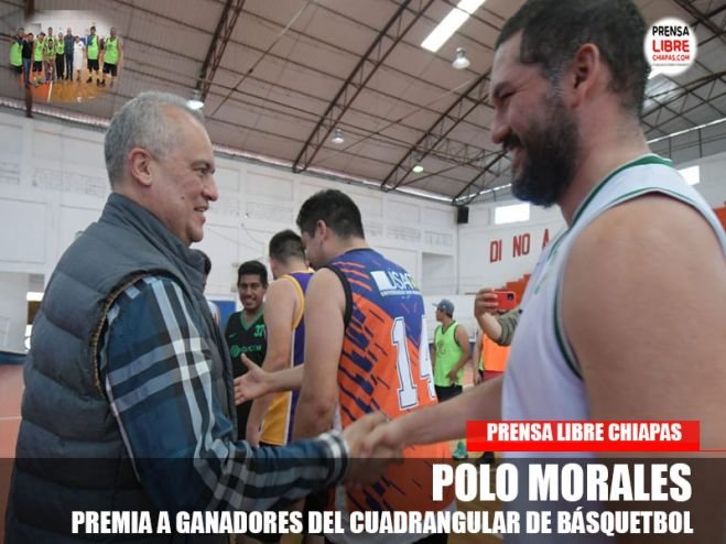 Polo Morales, mencionó, que la actual administración refrenda todo el apoyo al deporte en las diferentes disciplinas, como eje principal de este gobierno.