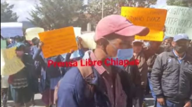 Habitantes de la comunidad el Bosque piden liberación de 4 retenidos