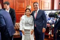 Eduardo Ram&iacute;rez asiste a la toma de protesta de Clara Brugada como jefa de Gobierno