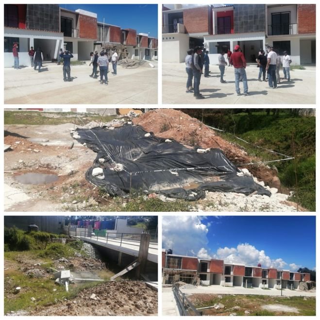 COLONOS DEL HUITEPEC EXIGEN CUMPLIMIENTO DE CONSTRUCTORA  "FORO CONSTRUCCIONES"