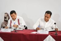 Eduardo Ramírez y Javier May refuerzan estrategia conjunta contra la delincuencia en Chiapas y Tabasco