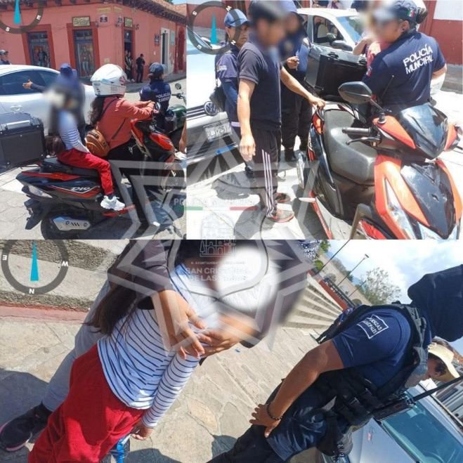 Detienen a mujer por alterar el orden y poner en riesgo a menor en San Cristóbal