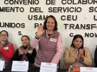 DIF municipal realiza firma de convenio de colaboraci&oacute;n para el fortalecimiento del servicio social universitario