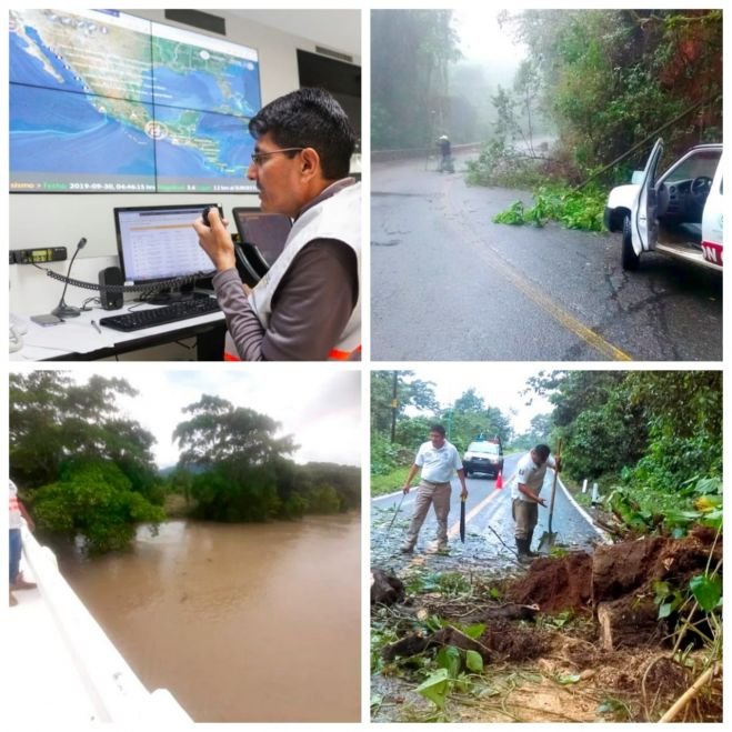Protecci&oacute;n Civil mantiene vigilancia ante paso de Tormenta Tropical &ldquo;Crist&oacute;bal&rdquo; por Chiapas