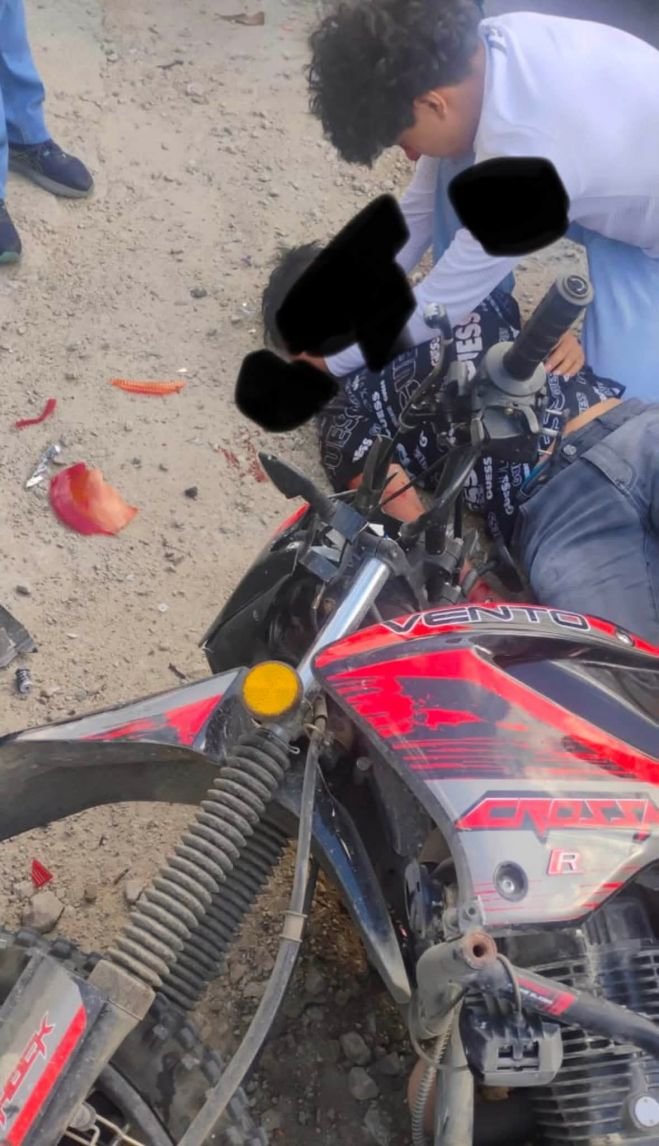 Motociclista resulta gravemente herid&ouml; tras accidente vial