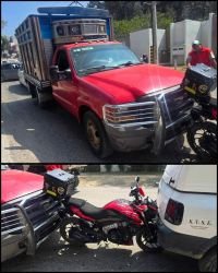 Conductor huye tras provocar choque y dejar lesionado