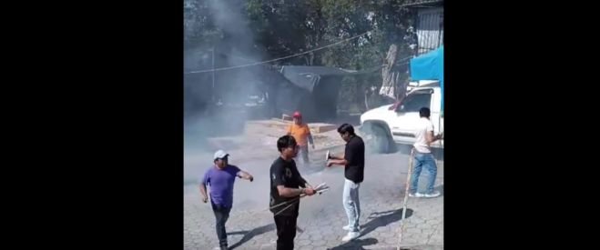 Miles de cohetes y bombas iluminan las celebraciones guadalupanas en SCLC