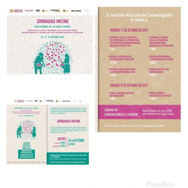 Se celebrar&aacute;n Jornadas Imcine en San Crist&oacute;bal de Las Casas, Chiapas