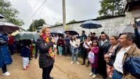 Inicia obra de pavimentaci&oacute;n en Diagonal Las Minas 1 para mejorar movilidad de las familias