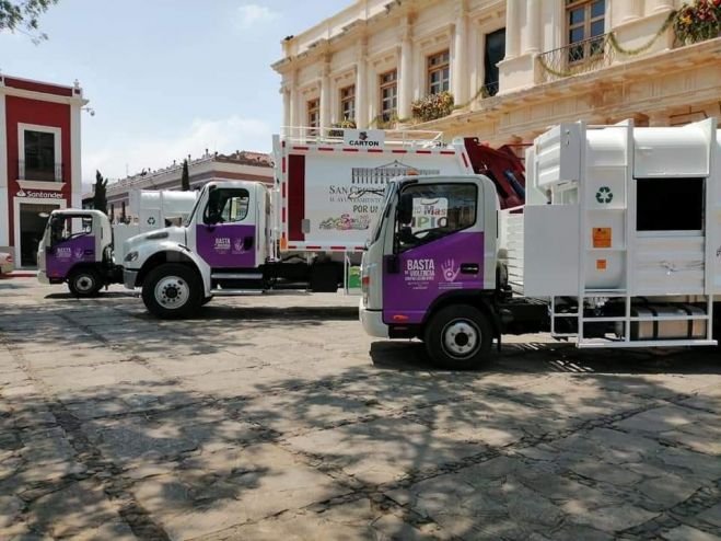 LA DIRECCION DE LIMPIA MUNICIPAL REDOBLA ESFUERZOS EN LA LIMPIEZA DE LA CIUDAD DE SAN CRISTÓBAL DE LAS CASAS