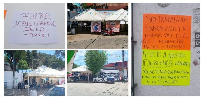 A 8 dias de huelga trabajadores de Sitrassapam no han sido atendidos