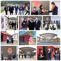 Inauguran Gobernador Rutilio Escand&oacute;n y Presidenta Jer&oacute;nima Toledo 158 cuartos dormitorios en El Aguaje de SCLC