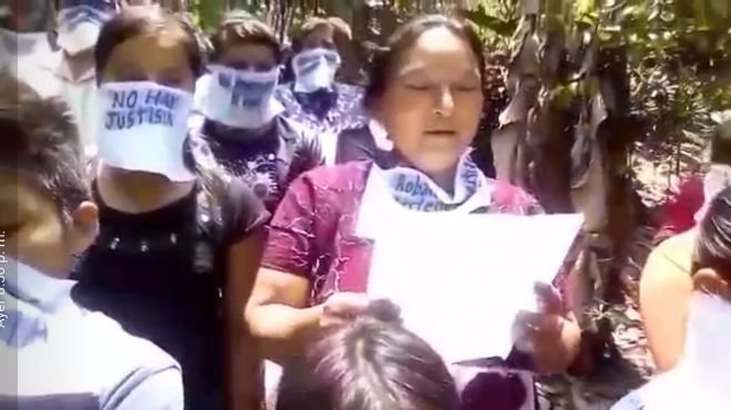 DESPLAZADOS DE CHALCHIHUITÁN EXIGEN RETORNO SEGURO A SUS HOGARES