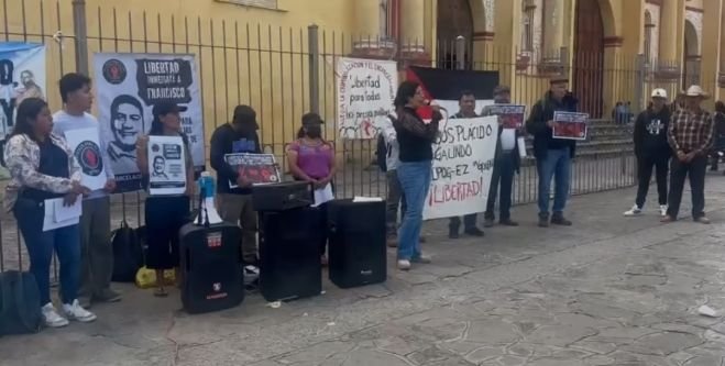 Exigen en San Cristóbal la liberación de activista detenido en Guerrero