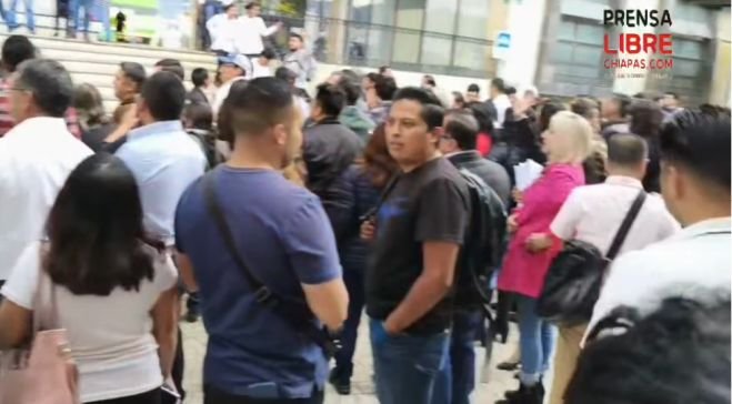 Realizan el Primer Simulacro Nacional 2025 en San Cristóbal de Las Casas
