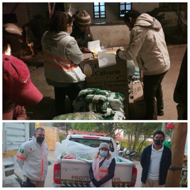 BRINDAN AYUDA HUMANITARIA A PERSONAS EN CONDICIÓN DE DESPLAZAMIENTO DEL EJIDO PUEBLA, CHENALHÓ