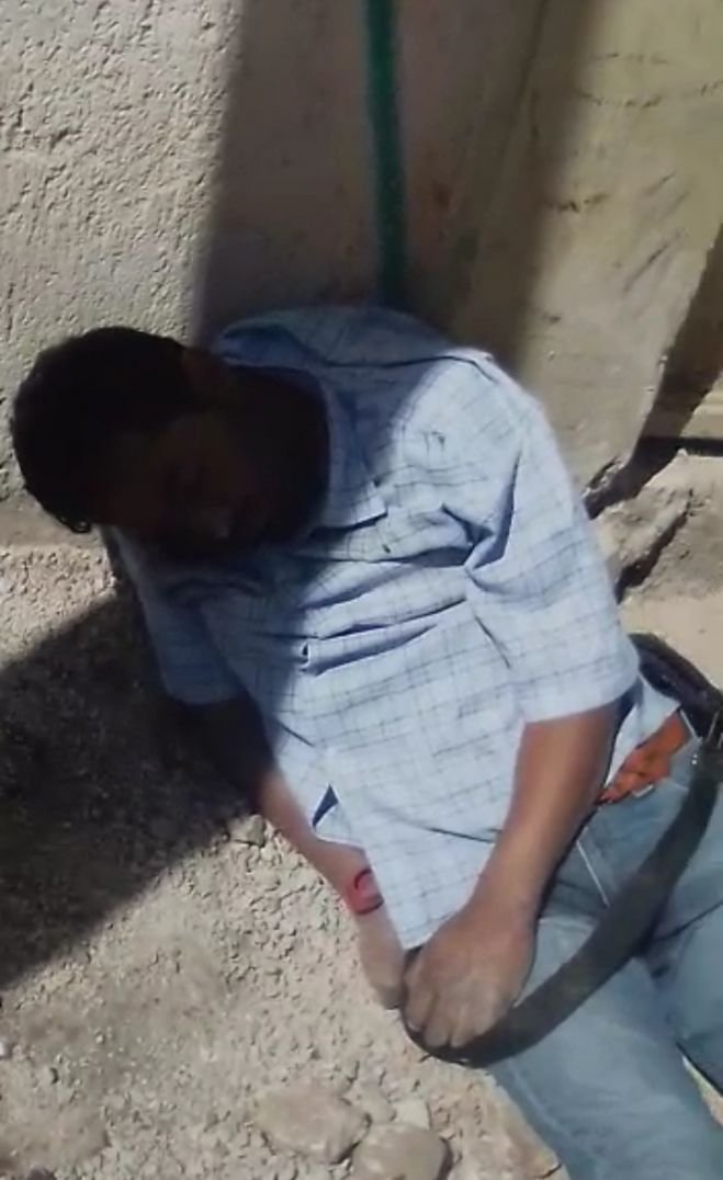 Localizado a la altura del puente amarillo del barrio de Tlaxcala