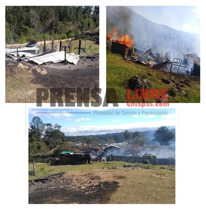 INCENDIAN 17 CASAS POR DISPUTA DE TIERRAS