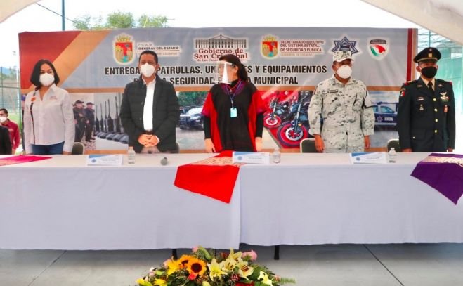 DESTACA LLAVEN INVERSIÓN EN MATERIA DE SEGURIDAD EN SAN CRISTÓBAL DE LAS CASAS