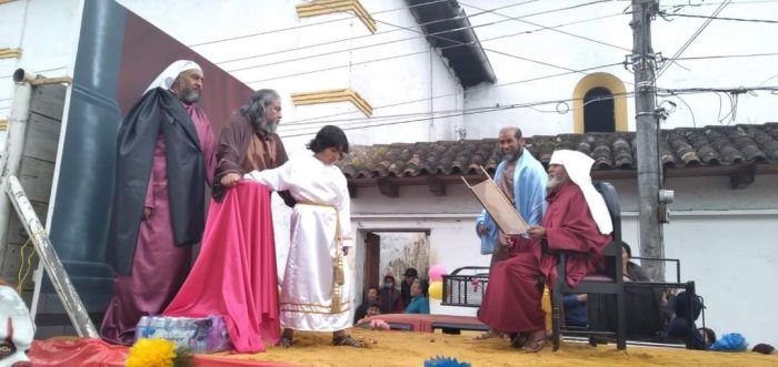 FESTEJARON TRADICIONAL ANUNCIO DE LOS FESTEJOS DEL  DIVINO SEÑOR DULCE NOMBRE DE JESÚS CUXTITALI 2023