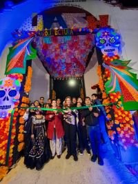 Inaugura Fabiola Ricci ambientaci&oacute;n en el pante&oacute;n de San Crist&oacute;bal