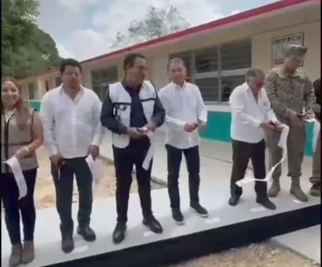 Eduardo Ramírez impulsa obras de infraestructura en Comitán para fortalecer la educación y la protección civil