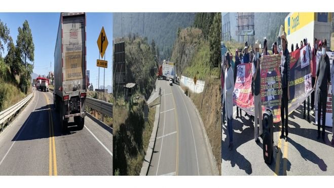 MAESTROS BLOQUEAN CARRETERA DE CUOTA SAN CRISTÓBA-TUXTLA