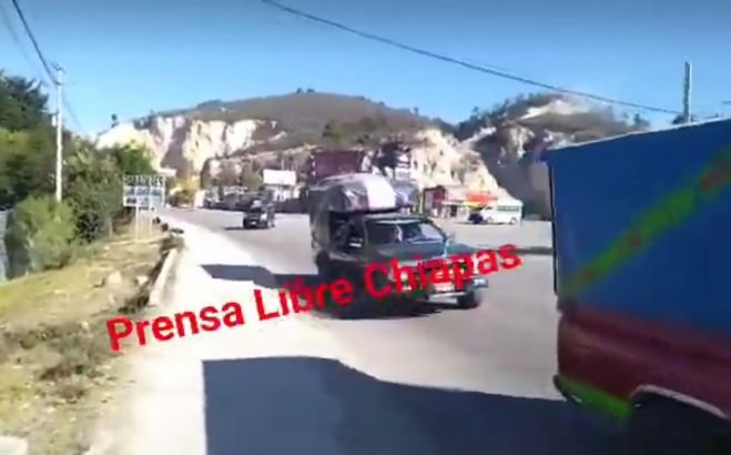 FNLS inicia caravana hacia Ocosingo y Altamirano