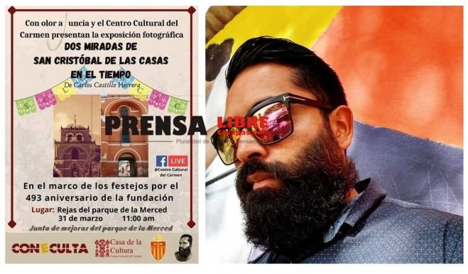 Realizarán exposición fotográfica, "Dos miradas de San Cristóbal de Las Casas en el tiempo"