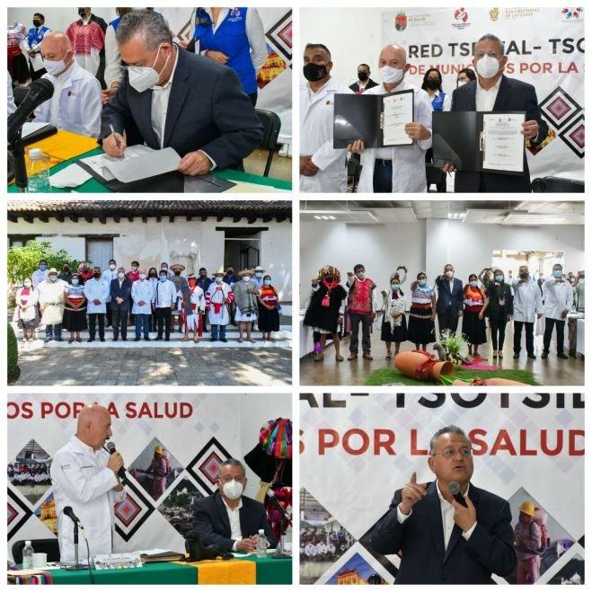 MARIANO DÍAZ OCHOA RINDE PROTESTA COMO PRESIDENTE DE LA RED DE MUNICIPIOS POR LA SALUD DE LOS ALTOS DE CHIAPAS.