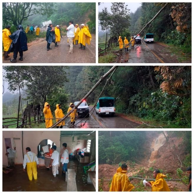PROTECCIÓN CIVIL CHIAPAS MANTIENE VIGILANCIA ANTE PRONÓSTICO DE LLUVIAS POR FRENTE FRÍO NO. 11