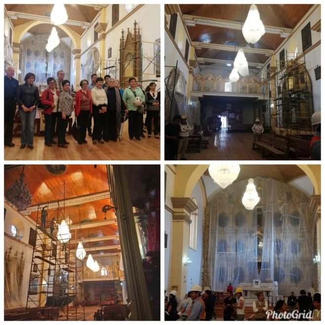 Restauran siete candiles de la nave principal del templo de San francisco