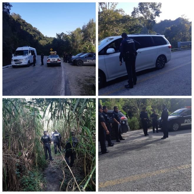 SSyPC suma esfuerzos con Policía Federal para dar seguridad al tramo Palenque-Ocosingo