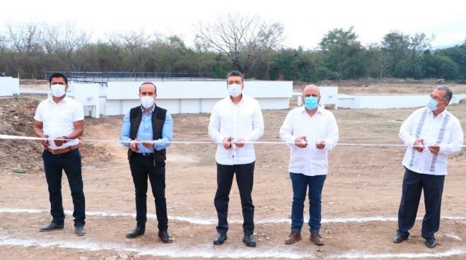 INAUGURAN REHABILITACIÓN Y AMPLIACIÓN DE PLANTA DE TRATAMIENTO DE AGUAS RESIDUALES DE SUCHIAPA