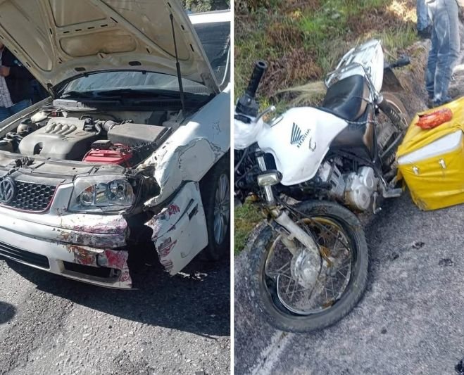 Se dan encontronazo en carretera a Chamula