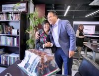 Eduardo Ram&iacute;rez se re&uacute;ne con la titular de la Sedatu
