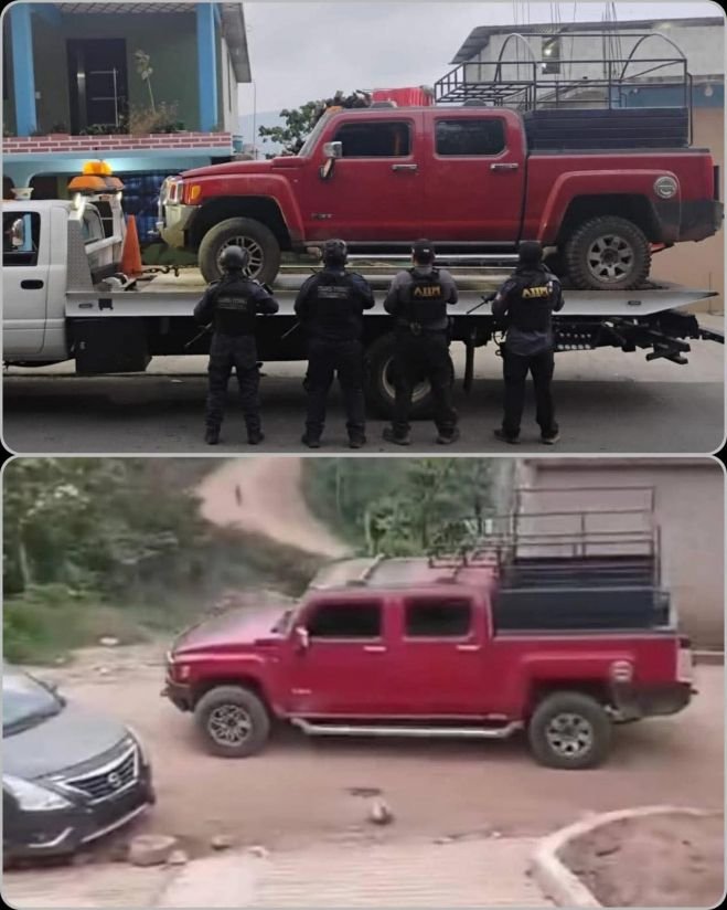 LA HUMMER ROJA CON REDILA RESULT&Oacute; SER ROBADA