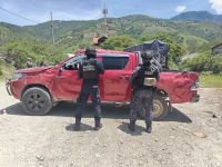 Asegura SSP veh&iacute;culo de procedencia extranjera en Motozintla 