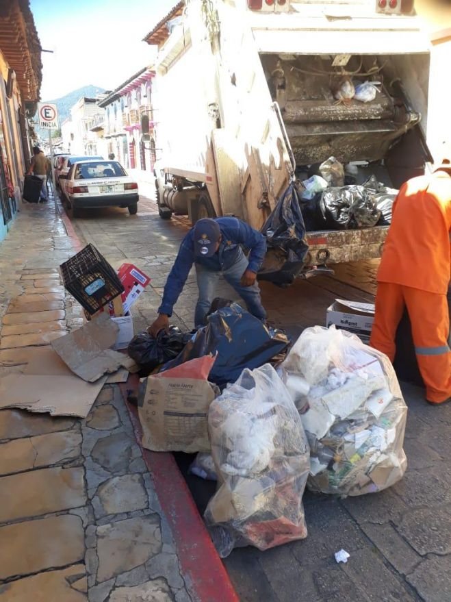 Se reanudará el servicio de recolección de basura en San Cristóbal de Las Casas 