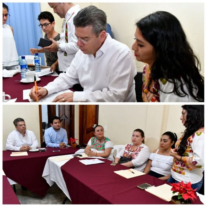 Atiende Ismael Brito a grupo de mujeres de Palenque