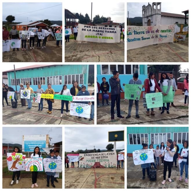 J&oacute;venes tsotsiles realizan actividades en favor del medio ambiente