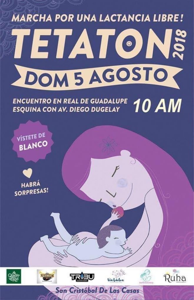 Mam&aacute;s Prolactancia realizan Tetat&oacute;n 2018 en SCLC