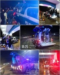 Polic&iacute;a Municipal auxilia a estudiantes de la UNICH tras inundaci&oacute;n en El Campanario