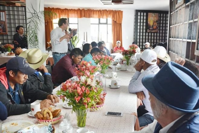 Agentes Rurales manifiestan respaldo a Juan Salvador Camacho Velasco