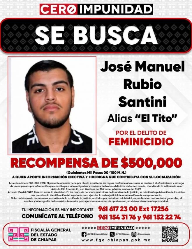 Ofrecen recompensa para dar con feminicida