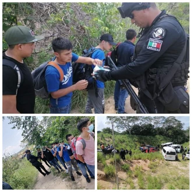 Fueron rescatados cuando eran transportados hacinados en vehículos por seis personas,