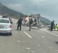 Accidente en la v&iacute;a de cuota San Crist&oacute;bal&ndash;Tuxtla deja dos lesionados